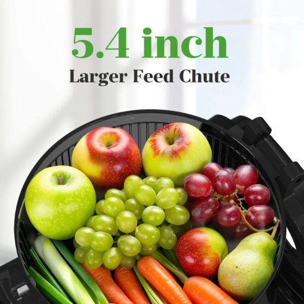 32% OFF deal on Cold Press Juicer, 5.4" Wide Feed Chute Juice Extractor Machine - Image 7