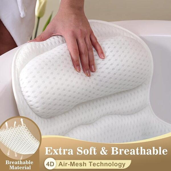 Bath Pillow Luxury Bathtub Pillow - Image 5