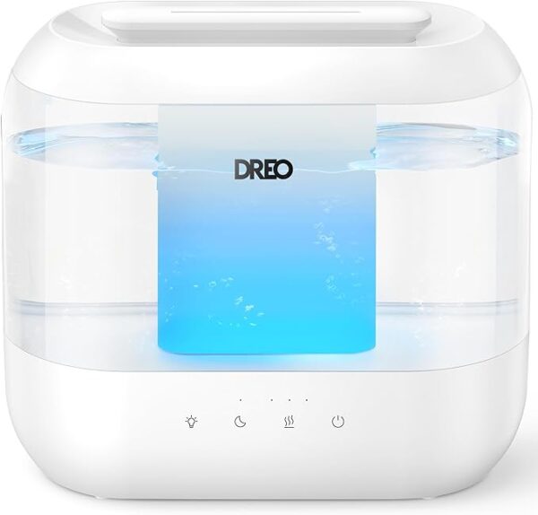 10% Off On Dreo Humidifiers for Bedroom, Top Fill 4L Supersized Cool Mist Humidifier, 32H Runtime, 28 dB Quiet Ultrasonic Air Humidifier for Large Room