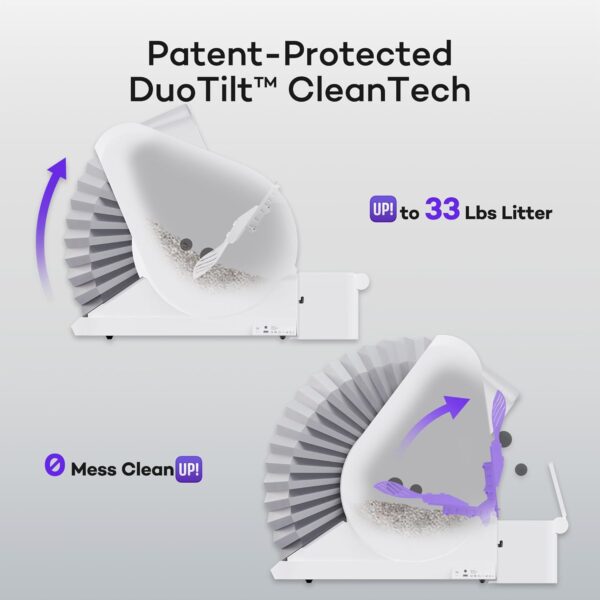 35% Limited Time Offer On (Upgraded) Popur X5 Self Cleaning Cat Litter Box - Unique Open Top Split System - Image 8