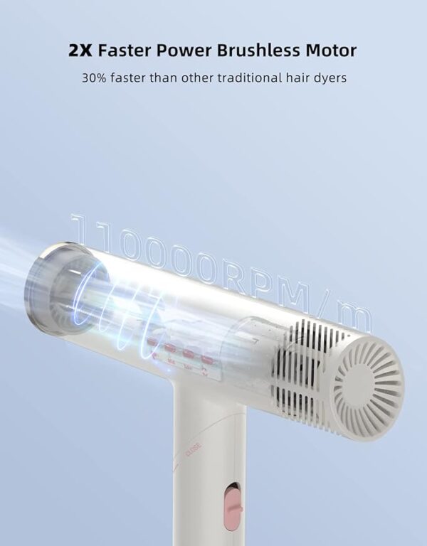 Limited time 71% off with code 505JNJLC on Ionic Hair Dryer with Folding Handle - Image 6