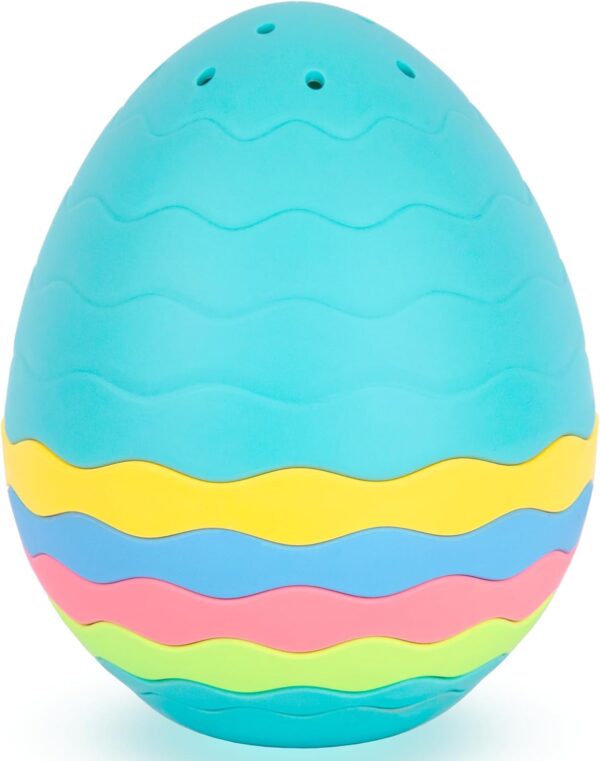 38% Discount on Art Creativity Stacking Egg Toys - 7 Piece Nesting Egg Bath Toys for Kids in Pastel Colors