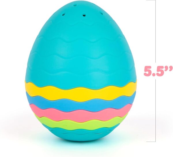 38% Discount on Art Creativity Stacking Egg Toys - 7 Piece Nesting Egg Bath Toys for Kids in Pastel Colors - Image 5