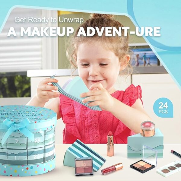 42% OFF on Color Nymph Makeup Advent Calendar, 24 Days Advent Calendar Valentines Day Birthday Makeup Gift Sets for Beauty Cosmetics Kit For Teens Girlfriend Daughters Surprise Holiday Gift Mint Green - Image 7