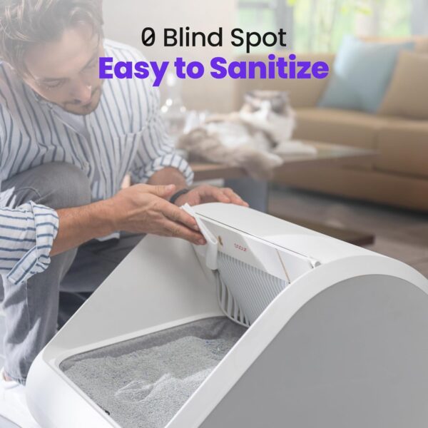 35% Limited Time Offer On (Upgraded) Popur X5 Self Cleaning Cat Litter Box - Unique Open Top Split System - Image 6