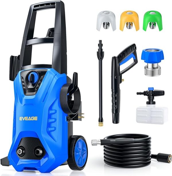 37% OFF ON Pressure Washer, 5000PSI 3.2GPM Adjustable Touch Screen with 55FT Total Length