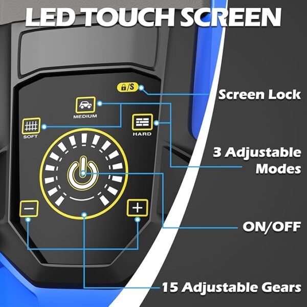 37% OFF ON Pressure Washer, 5000PSI 3.2GPM Adjustable Touch Screen with 55FT Total Length - Image 6