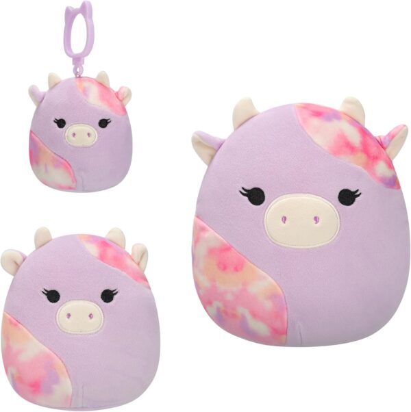 65% Limited Time Deal on Squishmallows Original Suri Sunset Cow 3-Pack (3.5in, 5in, 8in) – Official Jazwares Plush