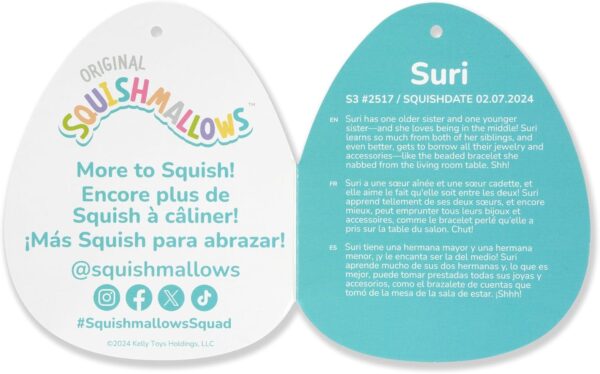 65% Limited Time Deal on Squishmallows Original Suri Sunset Cow 3-Pack (3.5in, 5in, 8in) – Official Jazwares Plush - Image 4