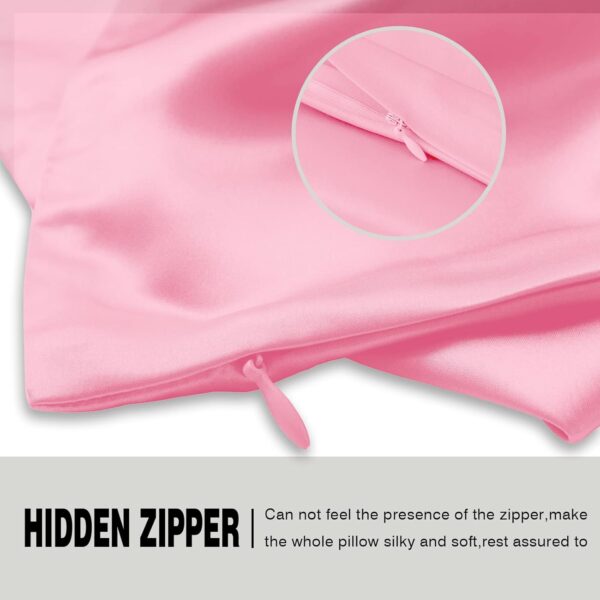 40% Limited Time Off on Natural Mulberry Silk Pillowcase for Hair and Skin Queen Size 20"X30" Silk Pillow Case - Image 5