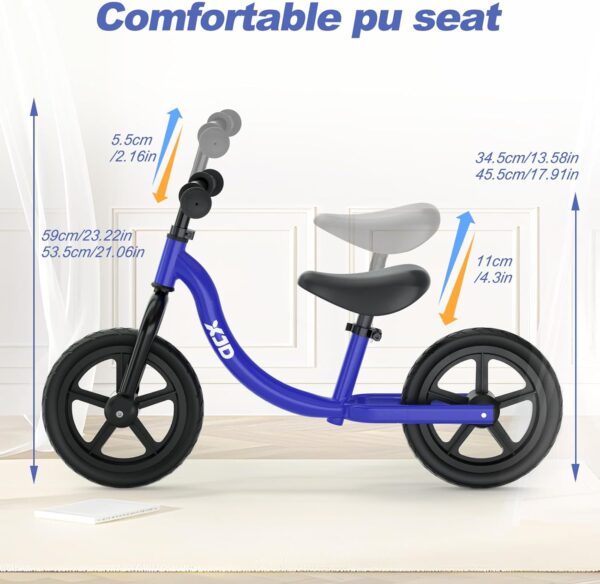 50% OFF ON XJD Toddler Balance Bike 2 Year Old, 12 inch No Pedal Bicycle for Girls Boys - Image 4