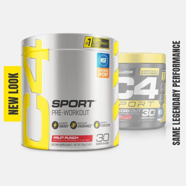 20% Limited Time Off On Cellucor C4 Sport Pre Workout Powder Fruit Punch - NSF Certified for Sport | 30 Servings, Packaging may vary. - Image 2