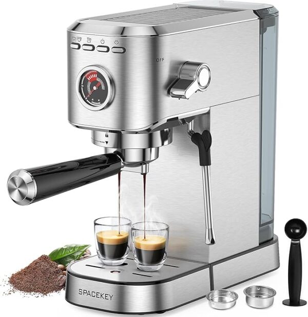 22% Off on Spacekey Espresso Machine 20 Bar, Professional 1350W Espresso Maker - Image 7