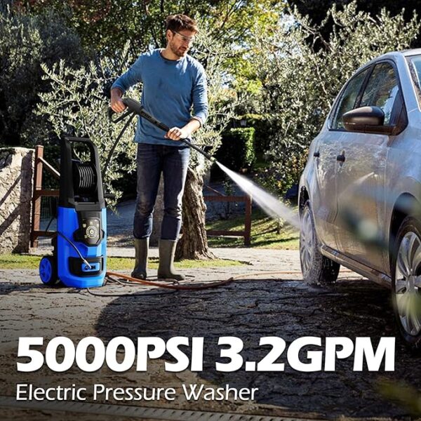 37% OFF ON Pressure Washer, 5000PSI 3.2GPM Adjustable Touch Screen with 55FT Total Length - Image 7