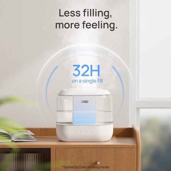 10% Off On Dreo Humidifiers for Bedroom, Top Fill 4L Supersized Cool Mist Humidifier, 32H Runtime, 28 dB Quiet Ultrasonic Air Humidifier for Large Room - Image 5