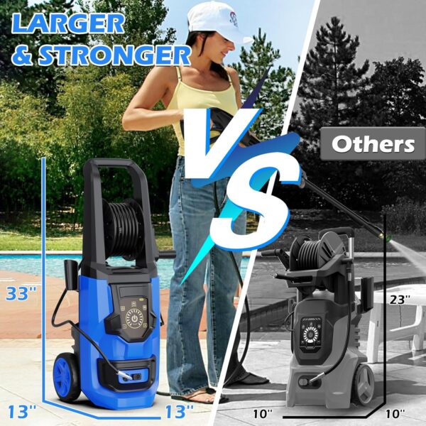 37% OFF ON Pressure Washer, 5000PSI 3.2GPM Adjustable Touch Screen with 55FT Total Length - Image 2