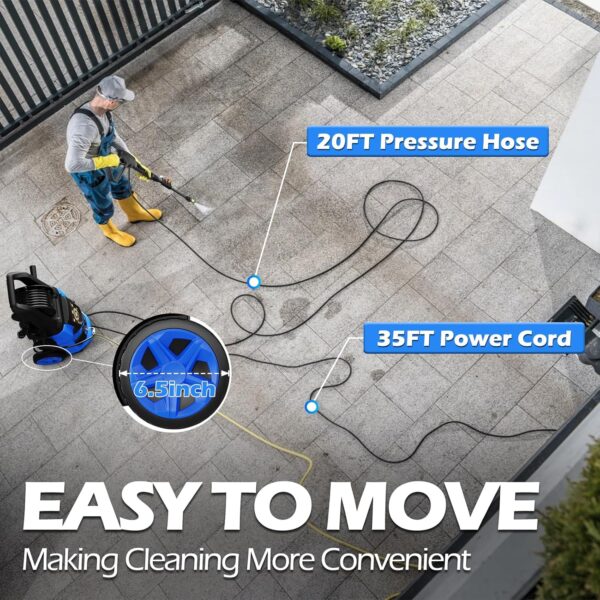 37% OFF ON Pressure Washer, 5000PSI 3.2GPM Adjustable Touch Screen with 55FT Total Length - Image 3