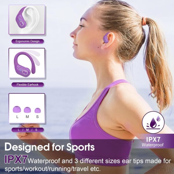 33% OFF on Wireless Earbuds 75hrs Bluetooth 5.4 Headphone Sport, 2025 Bluetooth Earbuds - Image 3