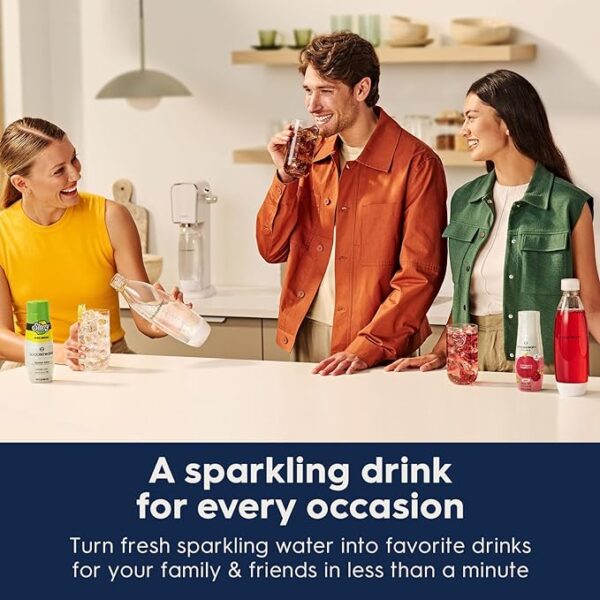 33% Limited Time Deal on SodaStream Terra Sparkling Water Maker (Misty Blue) with CO2, DWS Bottle and Bubly Drop - Image 5