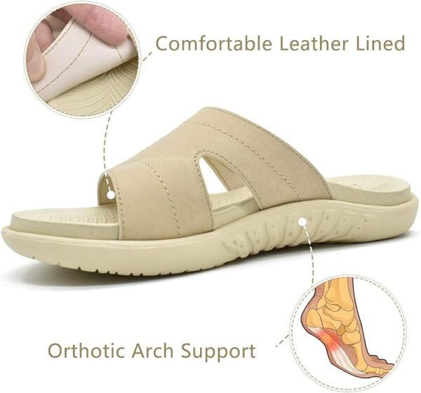 31% OFF Limited Time Deal on KuaiLu Women Fashion Orthotic Slides Ladies Lightweight Athletic Yoga Mat Sandals
