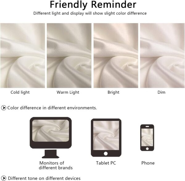 26% Off On Mulberry Silk Pillowcase, Standard Size - Cooling, Anti-Acne, Hidden Zipper - Aqua Blue - Image 4