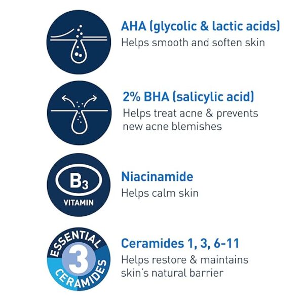 21% deal on CeraVe Acne Control Gel, 2% Salicylic Acid Treatment With Glycolic Acid + Lactic Acids + Niacniamide - Image 5