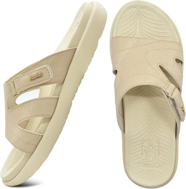 31% OFF Limited Time Deal on KuaiLu Women Fashion Orthotic Slides Ladies Lightweight Athletic Yoga Mat Sandals - Image 3