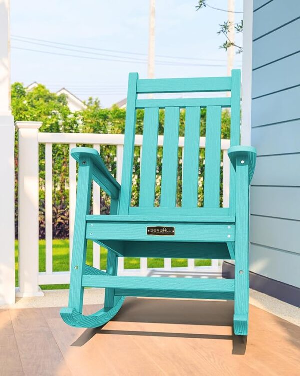 29% Limited Time Deal on Outdoor Rocking Chair Set of 2 for Lawn Garden, Aruba - Image 5