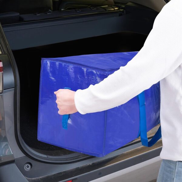 45% Limited Time Off On TICONN 6 Pack Extra Large Heavy Duty Moving Bags with Zippers & Carrying Handles - Image 6