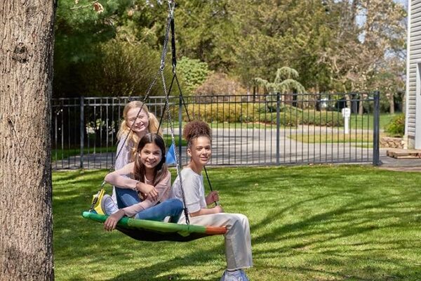 40% Limited Time Off On Tree Swing – 25 Inch Saucer Swing for Kids Outdoor - Image 4