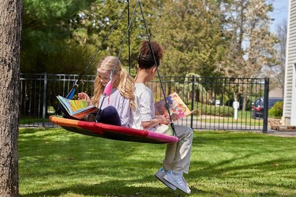 40% Limited Time Off On Tree Swing – 25 Inch Saucer Swing for Kids Outdoor - Image 5