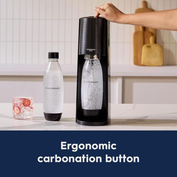 33% Limited Time Deal on SodaStream Terra Sparkling Water Maker (Misty Blue) with CO2, DWS Bottle and Bubly Drop - Image 8