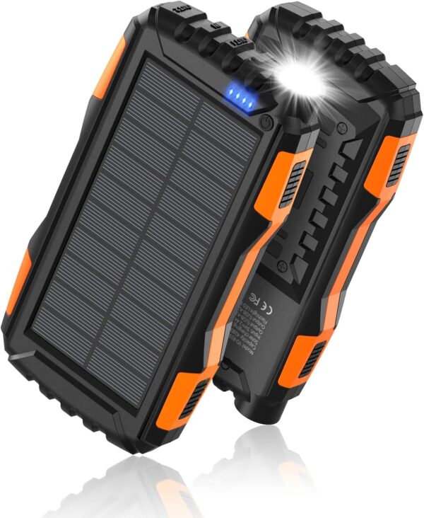 49% Limited Time Deal on Power-Bank-Solar-Charger - 42800mAh Portable Charger,Solar Power Bank,Fast Charger Built-in Super Bright Flashlight